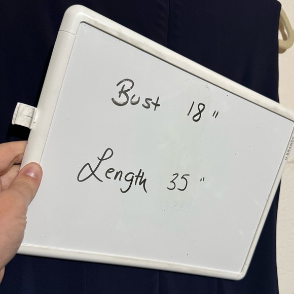 Anne Klein Navy Blue Nude White Lace Sleeveless Pencil Dress Women’s Size 2 - Picture 4 of 4